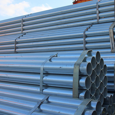Đường thép tròn đan nóng Gi không may đan ASTM A106 Sch 40 ERW GI ống sắt