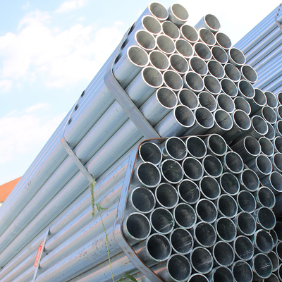 Đường thép tròn đan nóng Gi không may đan ASTM A106 Sch 40 ERW GI ống sắt
