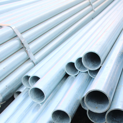 Đường thép tròn đan nóng Gi không may đan ASTM A106 Sch 40 ERW GI ống sắt