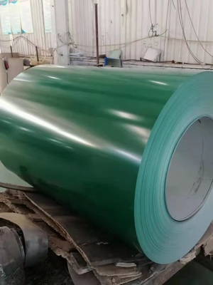 Màu Dx52d Thép cuộn mạ kẽm mạ sẵn Ppgi Vật liệu / Tấm lợp