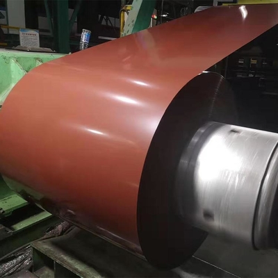 Thép mạ màu Thép cuộn Ppgi Thép 26 Đo Trọng lượng cuộn 8 tấn